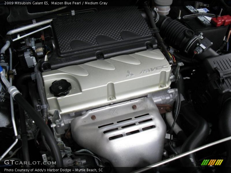 Maizen Blue Pearl / Medium Gray 2009 Mitsubishi Galant ES