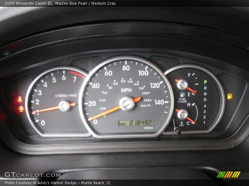 Maizen Blue Pearl / Medium Gray 2009 Mitsubishi Galant ES