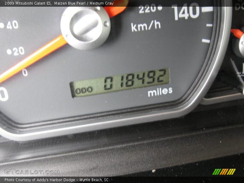 Maizen Blue Pearl / Medium Gray 2009 Mitsubishi Galant ES