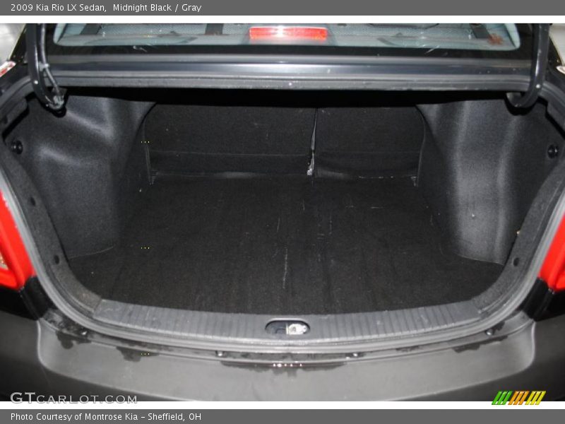 Midnight Black / Gray 2009 Kia Rio LX Sedan
