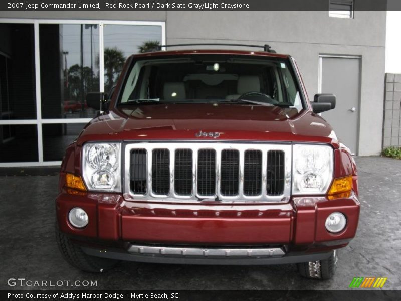 Red Rock Pearl / Dark Slate Gray/Light Graystone 2007 Jeep Commander Limited