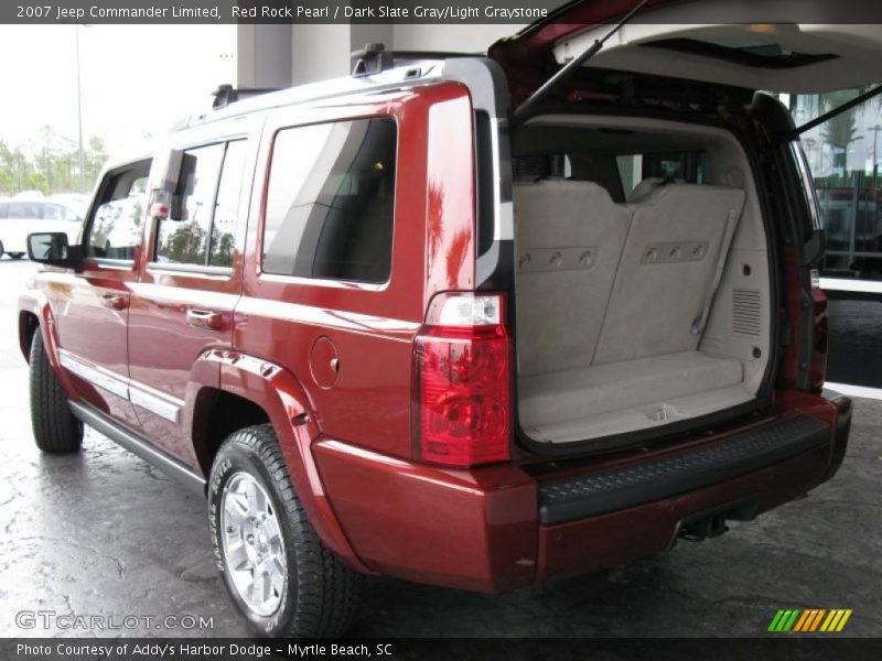 Red Rock Pearl / Dark Slate Gray/Light Graystone 2007 Jeep Commander Limited