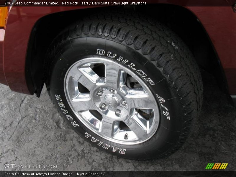 Red Rock Pearl / Dark Slate Gray/Light Graystone 2007 Jeep Commander Limited