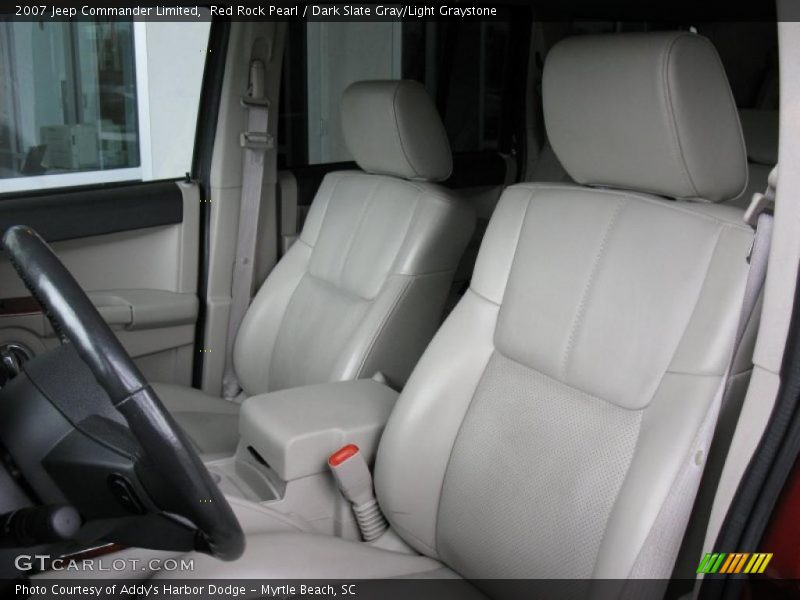 Red Rock Pearl / Dark Slate Gray/Light Graystone 2007 Jeep Commander Limited