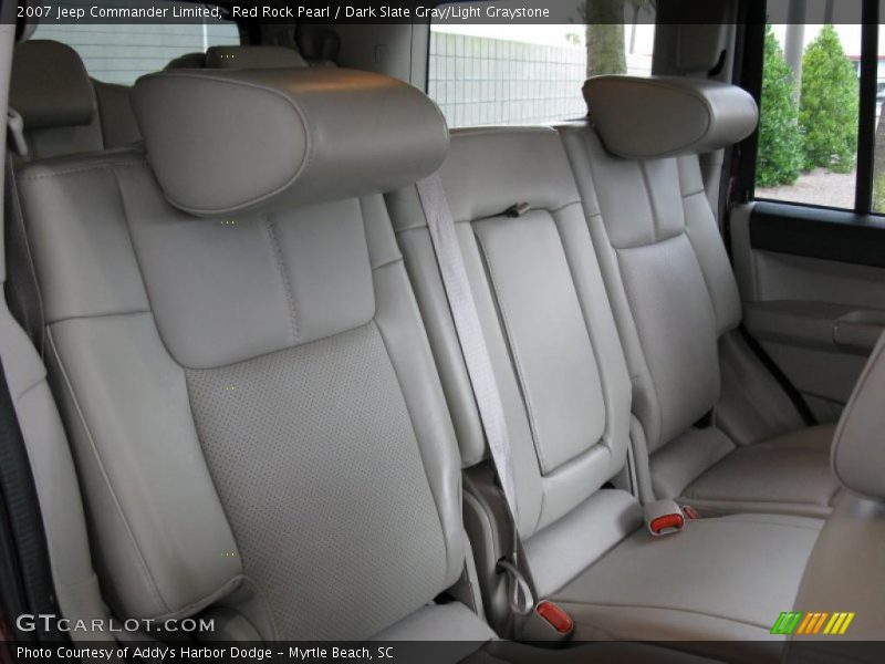 Red Rock Pearl / Dark Slate Gray/Light Graystone 2007 Jeep Commander Limited