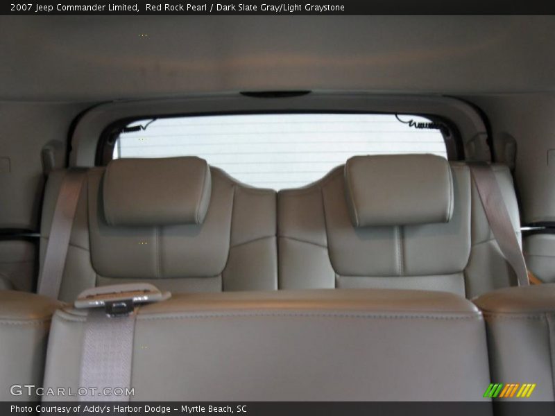Red Rock Pearl / Dark Slate Gray/Light Graystone 2007 Jeep Commander Limited