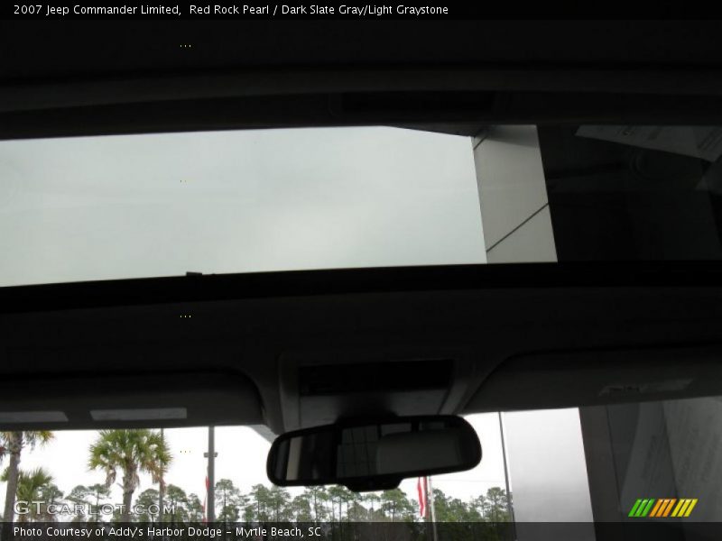 Red Rock Pearl / Dark Slate Gray/Light Graystone 2007 Jeep Commander Limited