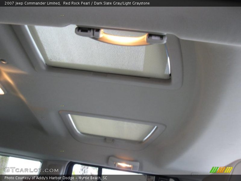 Red Rock Pearl / Dark Slate Gray/Light Graystone 2007 Jeep Commander Limited