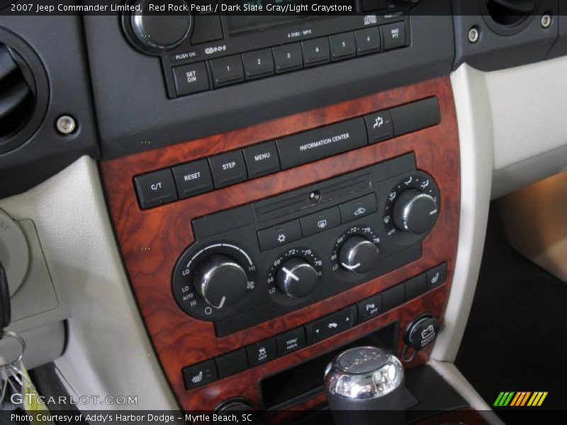 Red Rock Pearl / Dark Slate Gray/Light Graystone 2007 Jeep Commander Limited