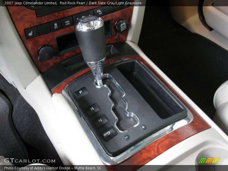 Red Rock Pearl / Dark Slate Gray/Light Graystone 2007 Jeep Commander Limited