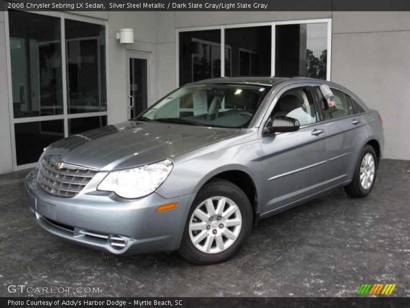Silver Steel Metallic / Dark Slate Gray/Light Slate Gray 2008 Chrysler Sebring LX Sedan