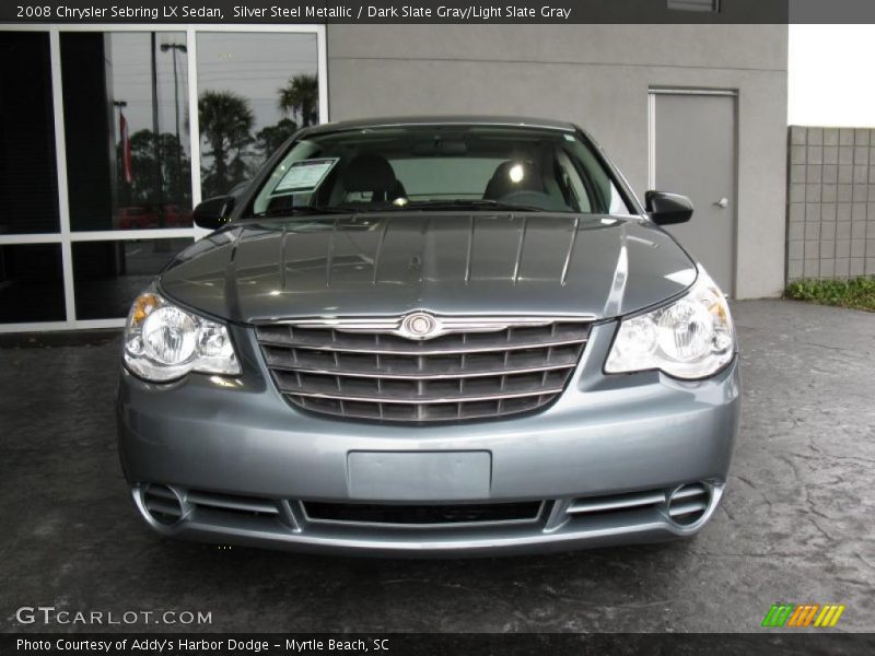Silver Steel Metallic / Dark Slate Gray/Light Slate Gray 2008 Chrysler Sebring LX Sedan