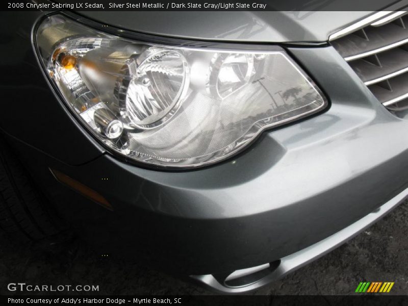 Silver Steel Metallic / Dark Slate Gray/Light Slate Gray 2008 Chrysler Sebring LX Sedan