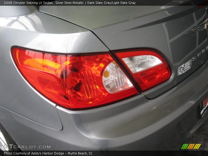 Silver Steel Metallic / Dark Slate Gray/Light Slate Gray 2008 Chrysler Sebring LX Sedan
