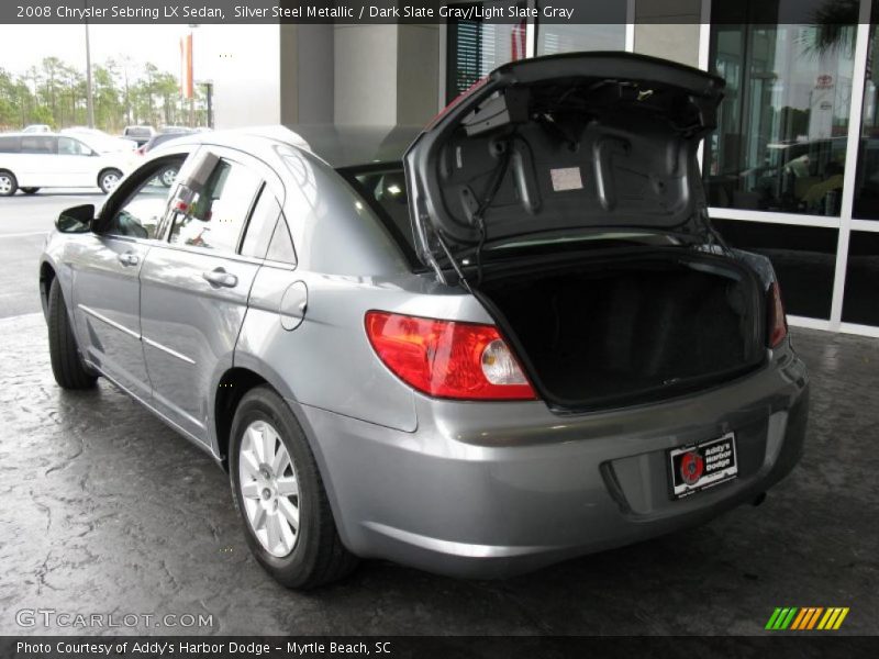 Silver Steel Metallic / Dark Slate Gray/Light Slate Gray 2008 Chrysler Sebring LX Sedan