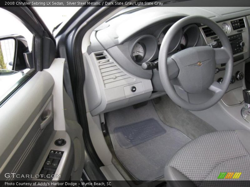 Silver Steel Metallic / Dark Slate Gray/Light Slate Gray 2008 Chrysler Sebring LX Sedan