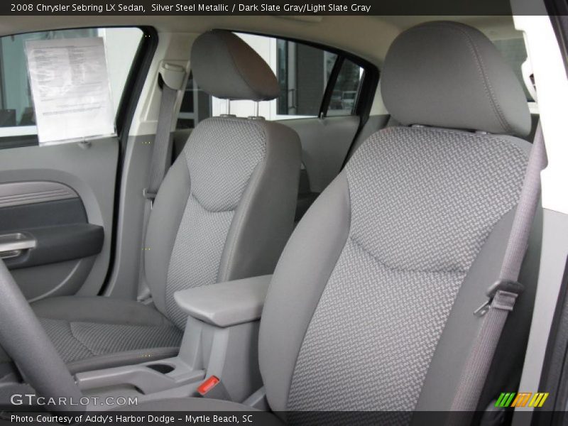 Silver Steel Metallic / Dark Slate Gray/Light Slate Gray 2008 Chrysler Sebring LX Sedan