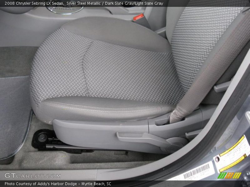 Silver Steel Metallic / Dark Slate Gray/Light Slate Gray 2008 Chrysler Sebring LX Sedan
