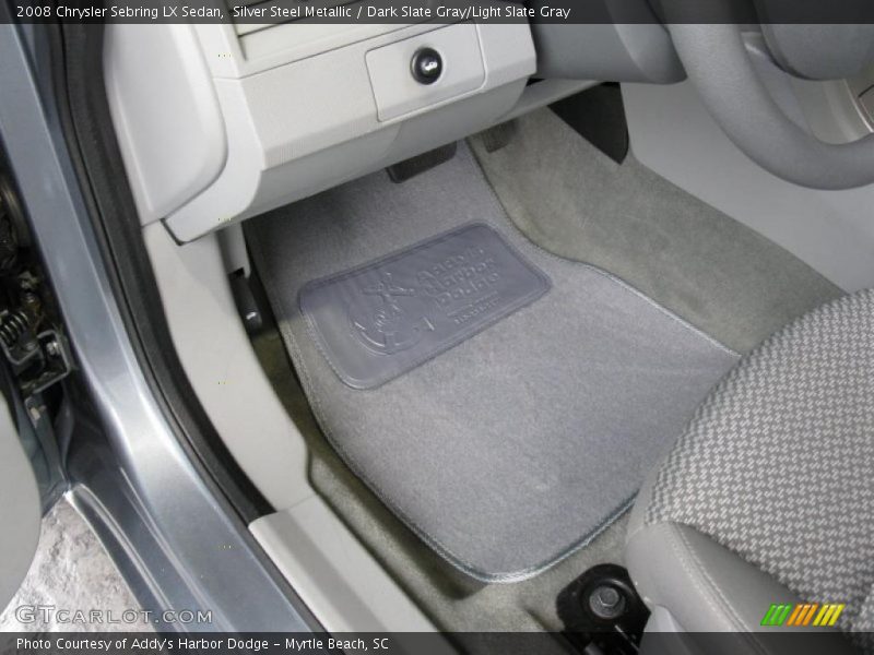 Silver Steel Metallic / Dark Slate Gray/Light Slate Gray 2008 Chrysler Sebring LX Sedan