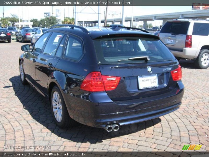 Monaco Blue Metallic / Grey Dakota Leather 2009 BMW 3 Series 328i Sport Wagon