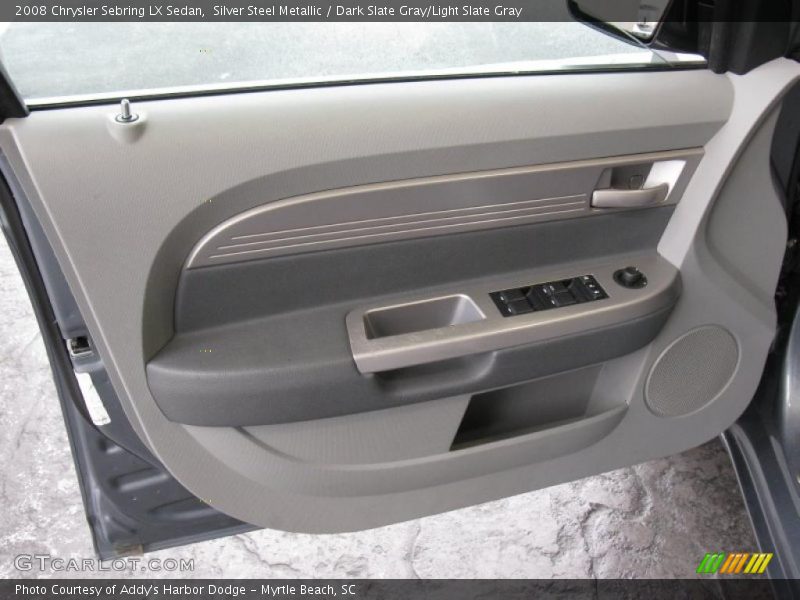 Silver Steel Metallic / Dark Slate Gray/Light Slate Gray 2008 Chrysler Sebring LX Sedan