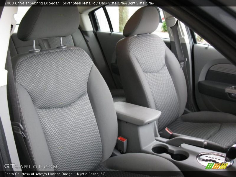 Silver Steel Metallic / Dark Slate Gray/Light Slate Gray 2008 Chrysler Sebring LX Sedan