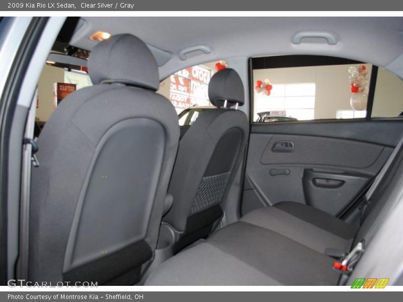 Clear Silver / Gray 2009 Kia Rio LX Sedan