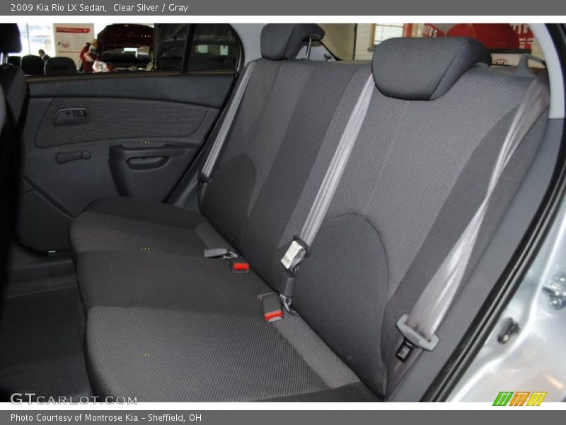 Clear Silver / Gray 2009 Kia Rio LX Sedan