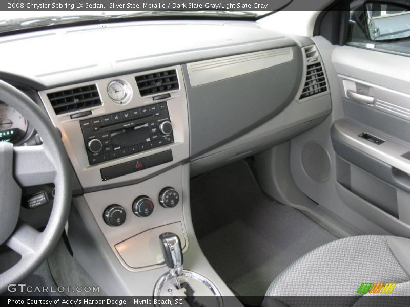 Silver Steel Metallic / Dark Slate Gray/Light Slate Gray 2008 Chrysler Sebring LX Sedan