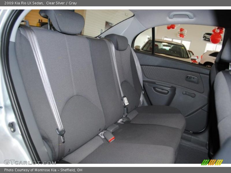 Clear Silver / Gray 2009 Kia Rio LX Sedan