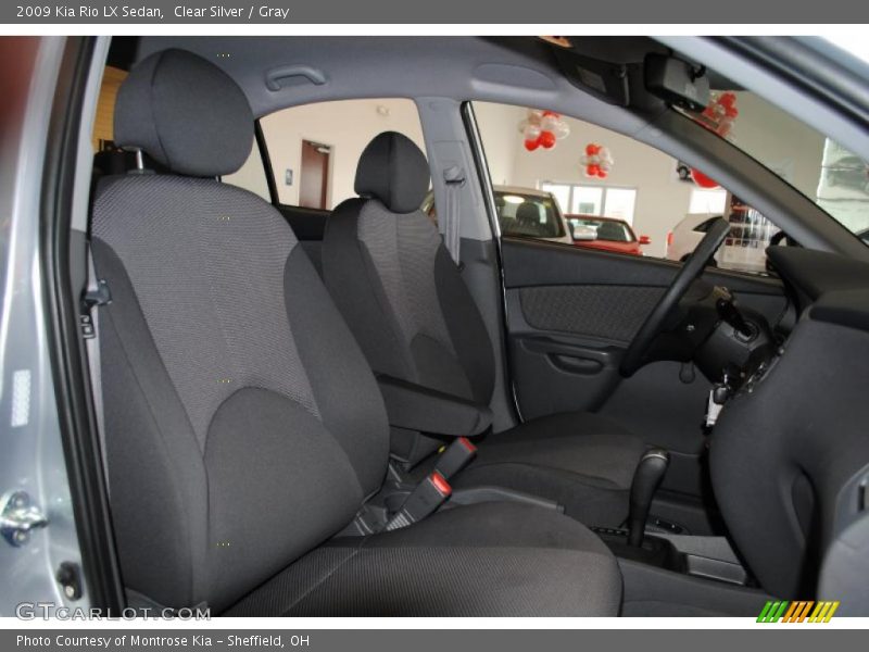 Clear Silver / Gray 2009 Kia Rio LX Sedan