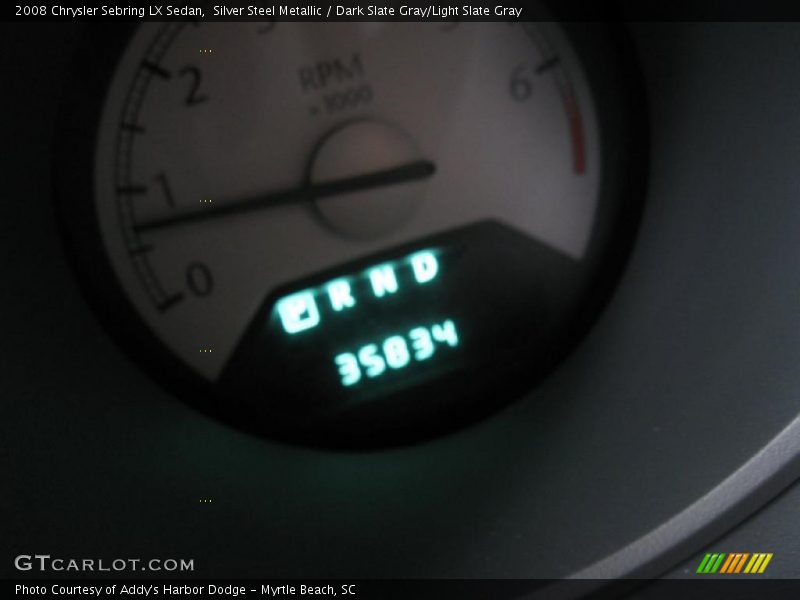 Silver Steel Metallic / Dark Slate Gray/Light Slate Gray 2008 Chrysler Sebring LX Sedan