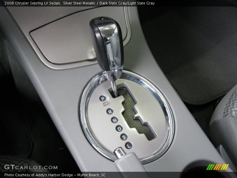 Silver Steel Metallic / Dark Slate Gray/Light Slate Gray 2008 Chrysler Sebring LX Sedan