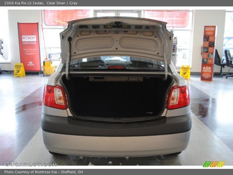 Clear Silver / Gray 2009 Kia Rio LX Sedan