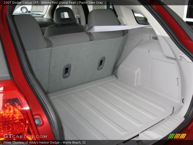 Inferno Red Crystal Pearl / Pastel Slate Gray 2007 Dodge Caliber SXT