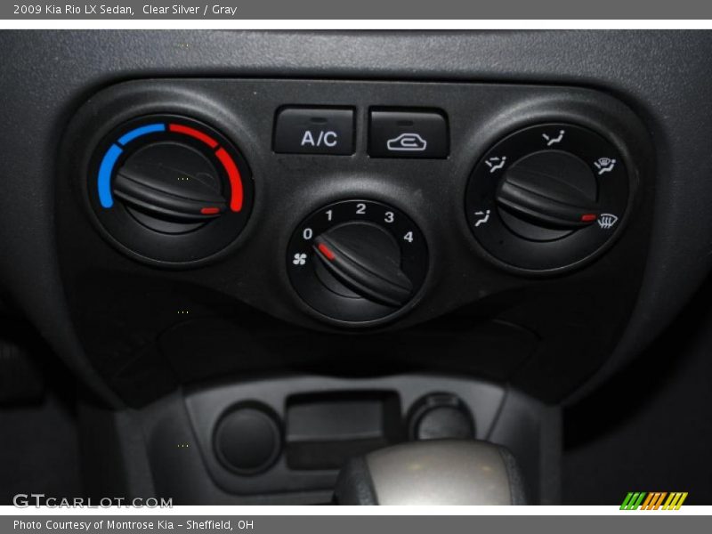Clear Silver / Gray 2009 Kia Rio LX Sedan