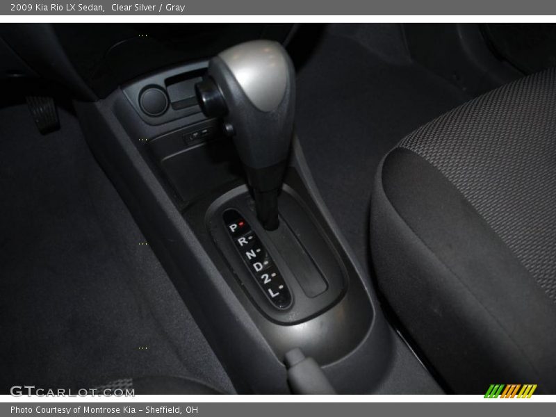 Clear Silver / Gray 2009 Kia Rio LX Sedan