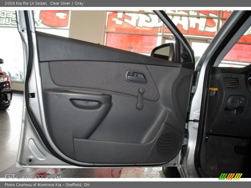 Clear Silver / Gray 2009 Kia Rio LX Sedan