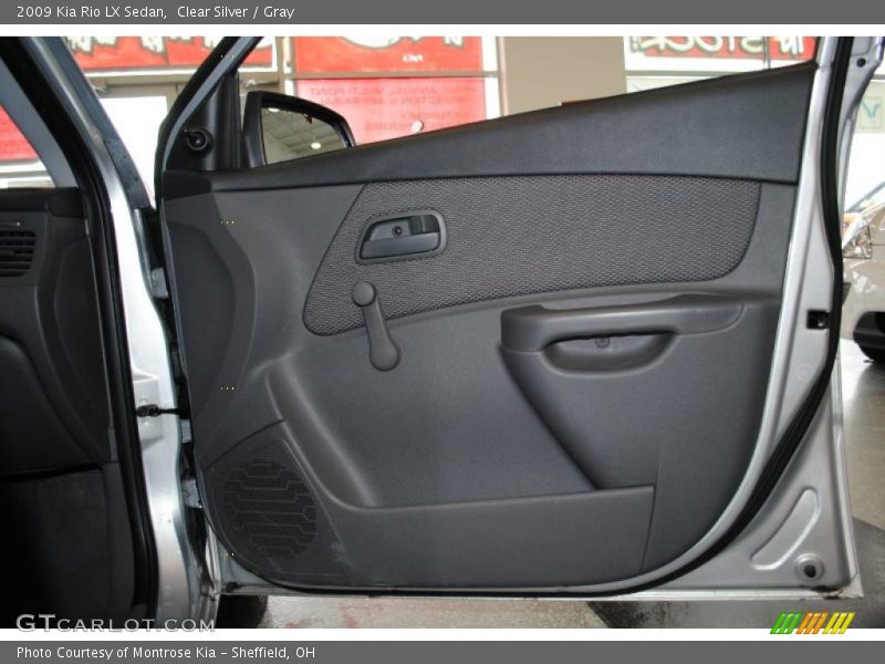 Clear Silver / Gray 2009 Kia Rio LX Sedan
