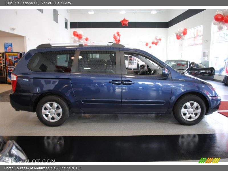 Velvet Blue / Gray 2009 Kia Sedona LX