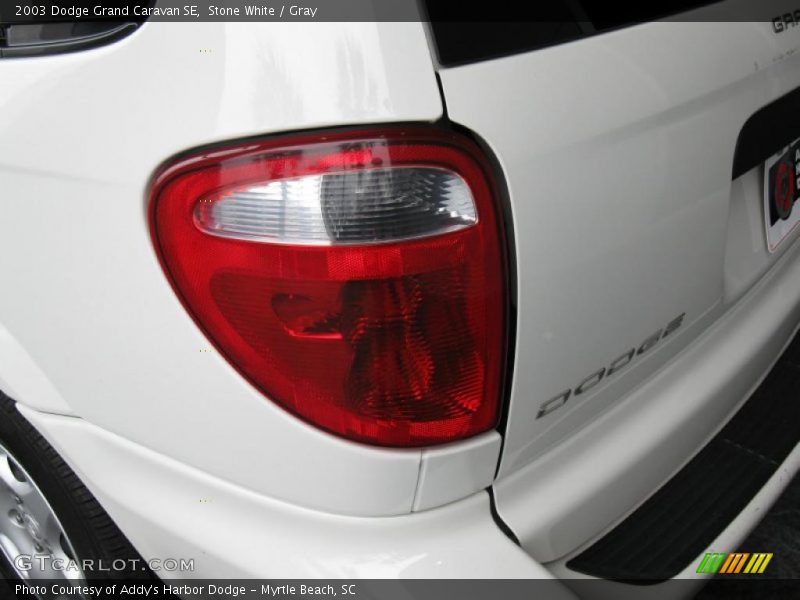 Stone White / Gray 2003 Dodge Grand Caravan SE
