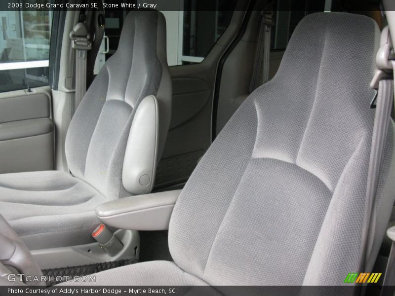 Stone White / Gray 2003 Dodge Grand Caravan SE