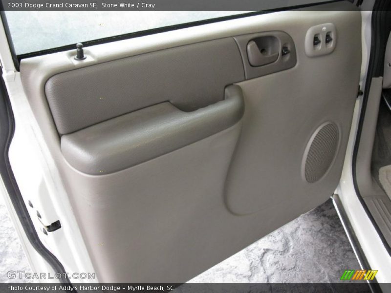 Stone White / Gray 2003 Dodge Grand Caravan SE