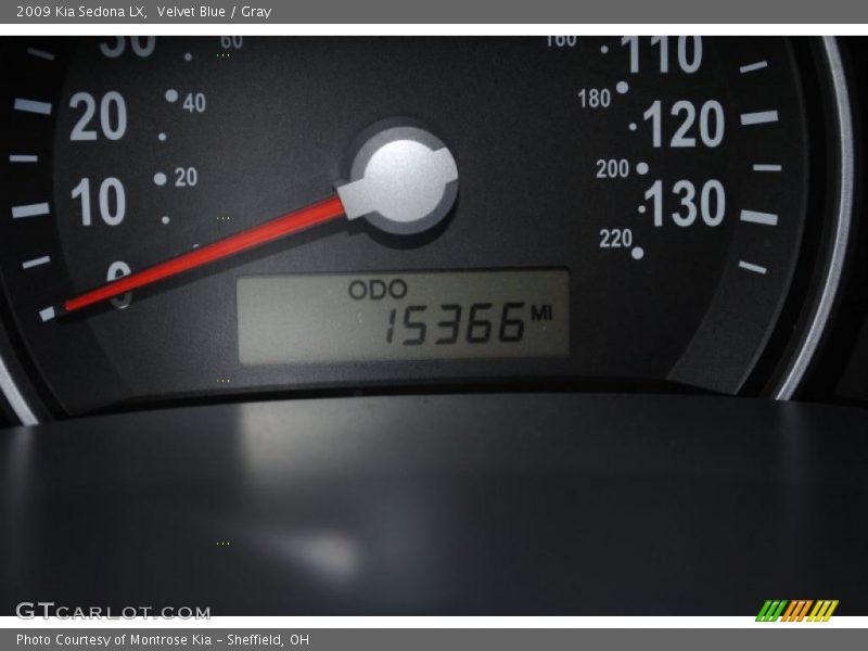 Velvet Blue / Gray 2009 Kia Sedona LX