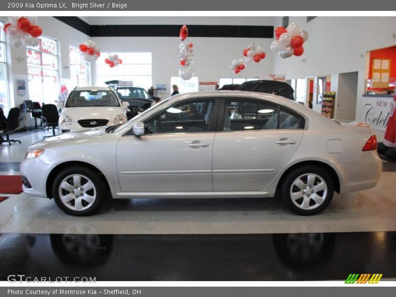 Bright Silver / Beige 2009 Kia Optima LX