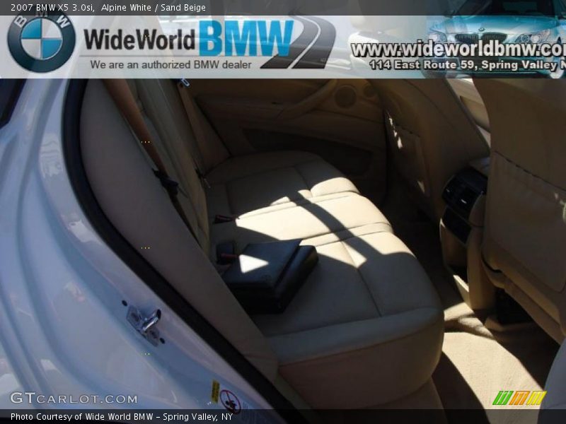Alpine White / Sand Beige 2007 BMW X5 3.0si