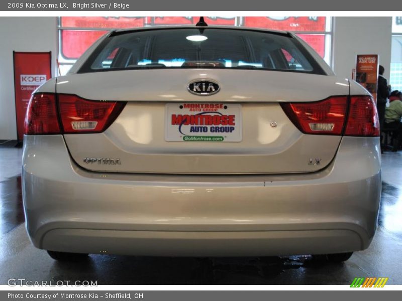 Bright Silver / Beige 2009 Kia Optima LX