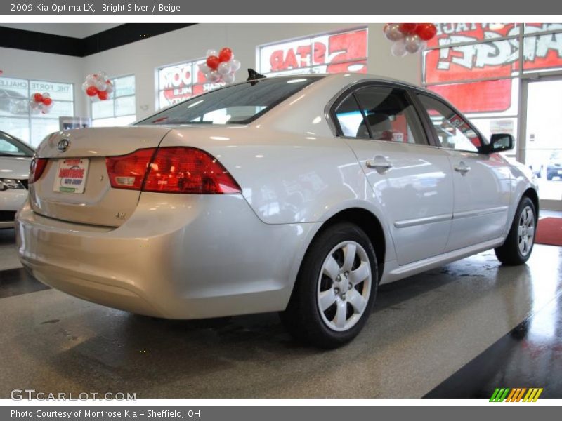 Bright Silver / Beige 2009 Kia Optima LX