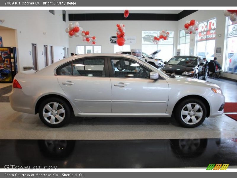 Bright Silver / Beige 2009 Kia Optima LX
