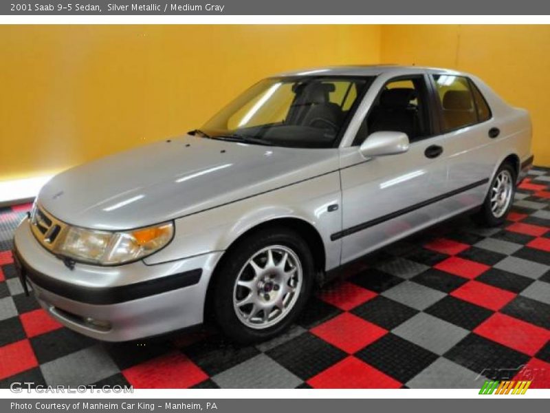 Silver Metallic / Medium Gray 2001 Saab 9-5 Sedan